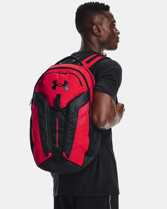 UA Hustle Pro Backpack, Red, pdpMainDesktop image number 6